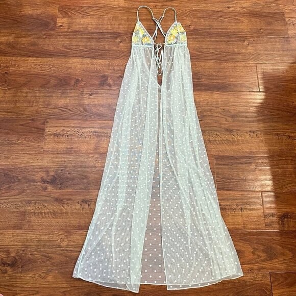 savage x fenty by Rihanna Free Spirit Floral Embroidered Night Slip - Picture 1 of 4